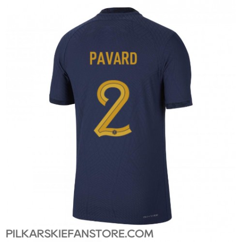 Tanie Strój piłkarski Francja Benjamin Pavard #2 Koszulka Podstawowej MŚ 2022 Krótkie Rękawy